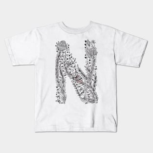 Letter N (Buu&Luu Alphabet) Kids T-Shirt